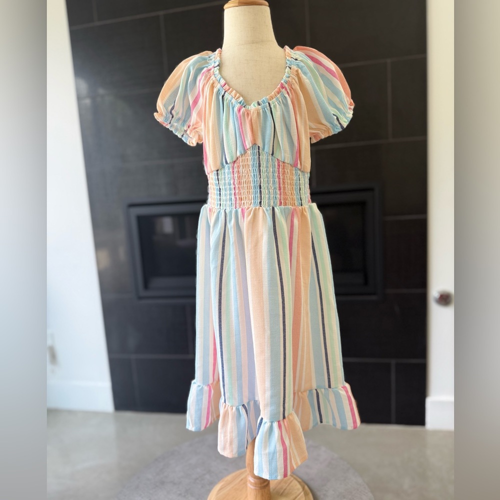 Forever 21 Pastel Striped Kids Dress